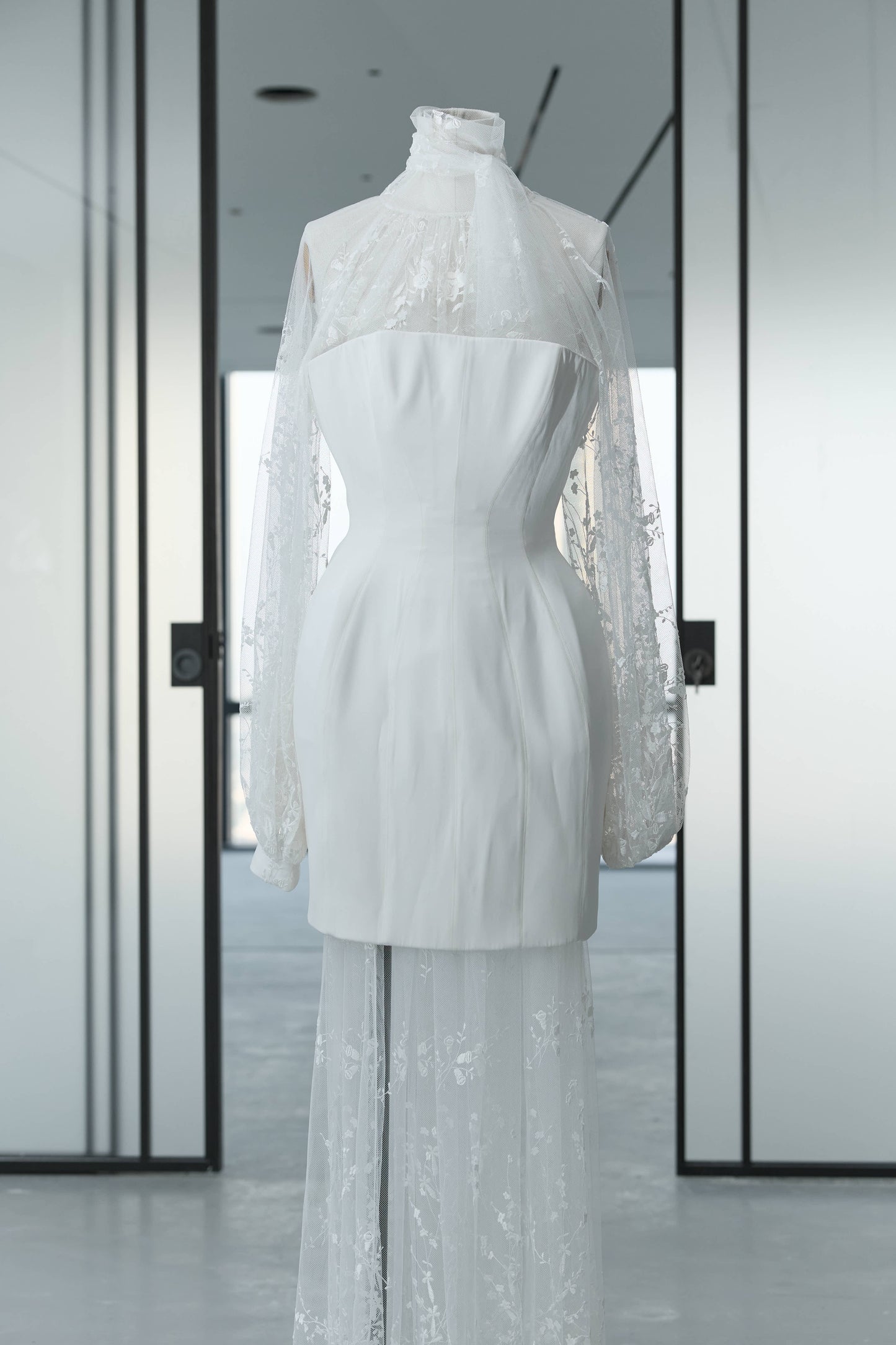 Her White Sculpture Corsage