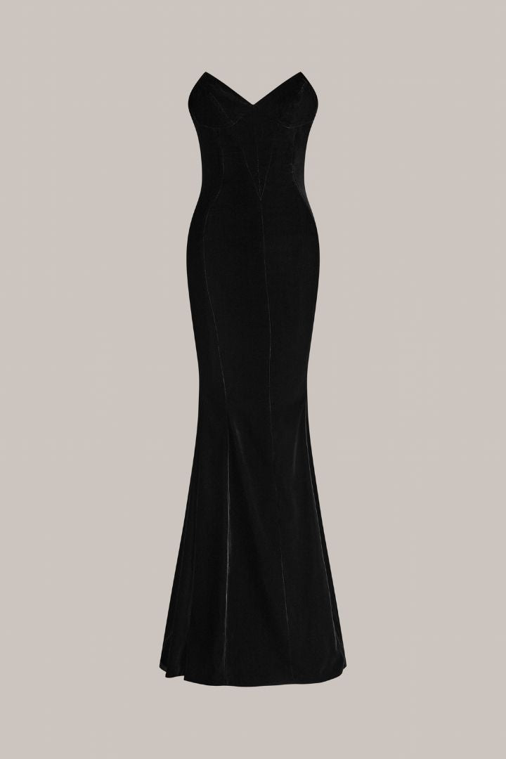 Her V Long Gown