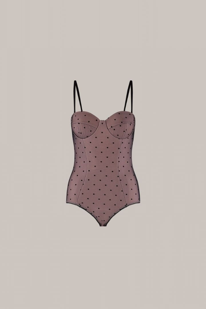 Her Nude Polka Dot Body