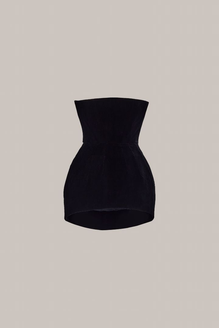 Her Velvet Mini Corset Dress