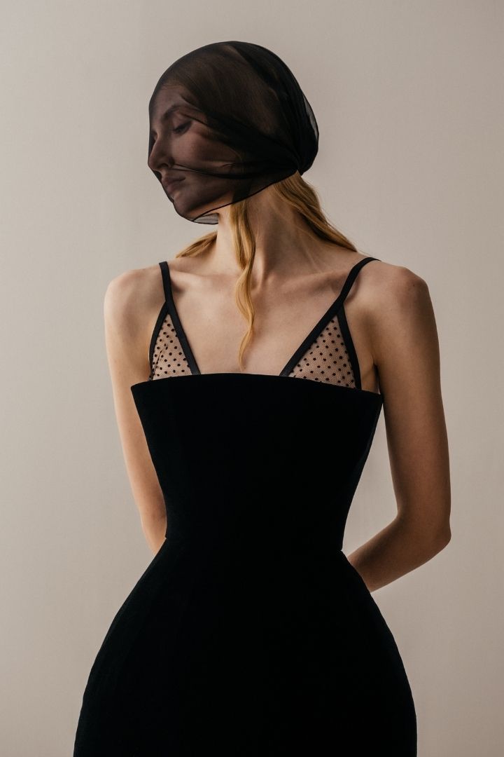 Her Velvet Mini Corset Dress
