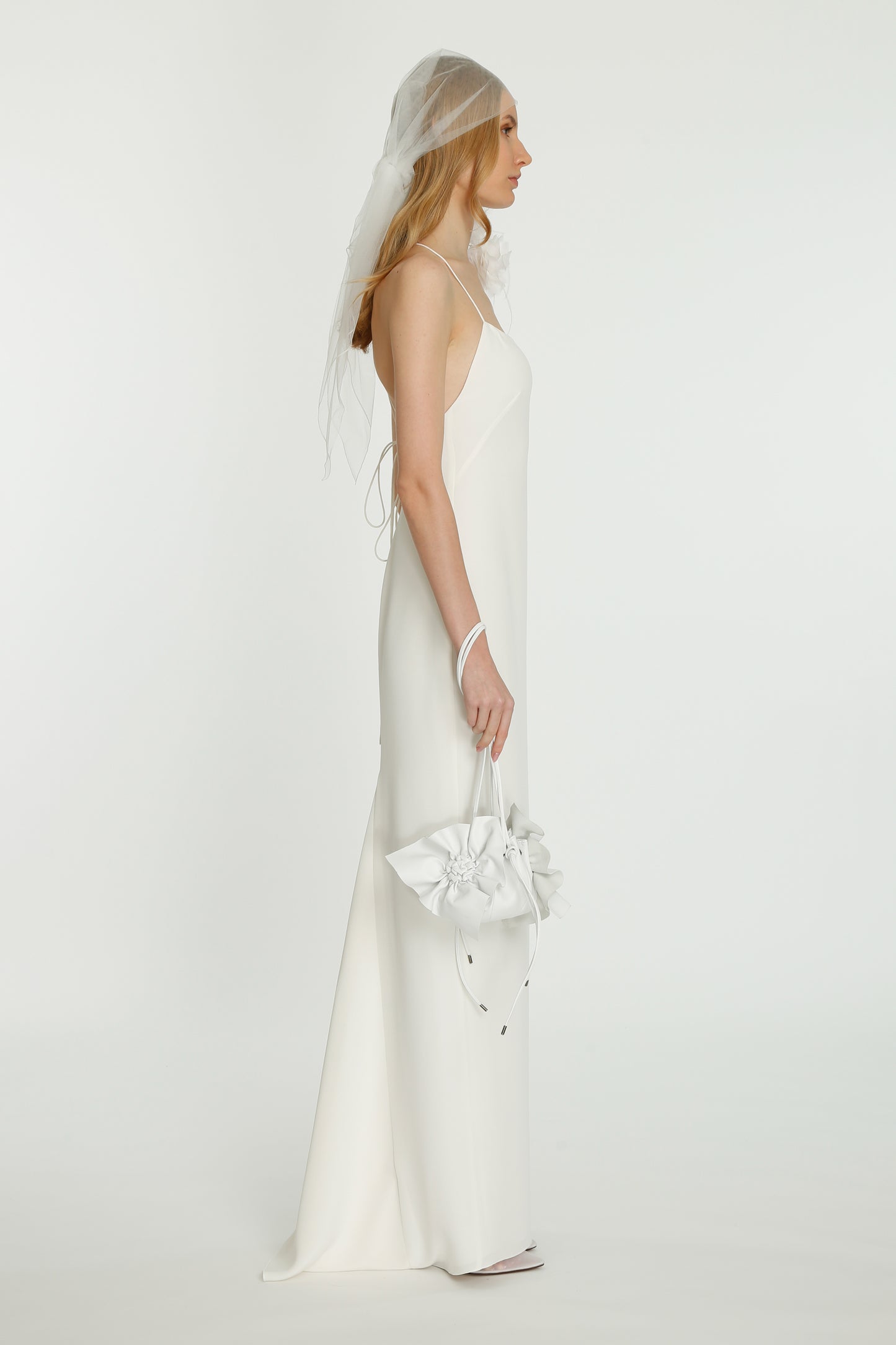 White Long Cami Dress
