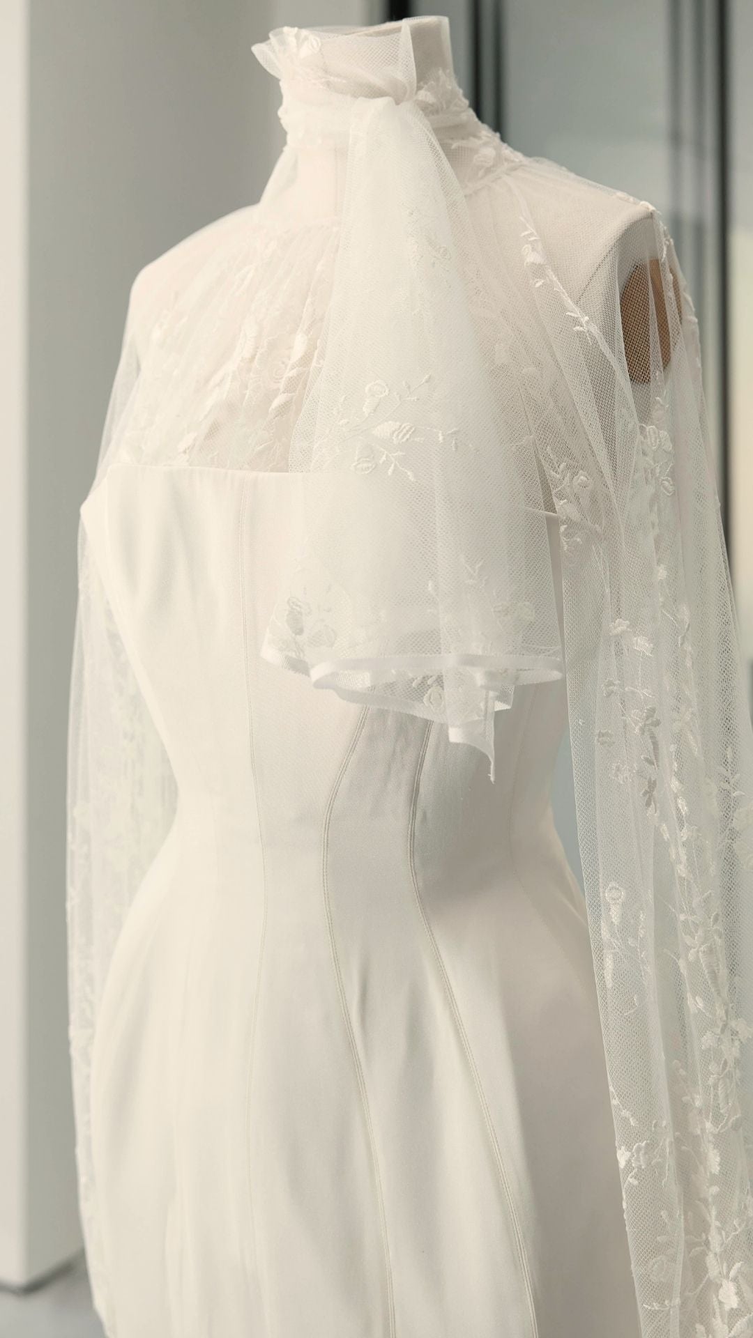 Her White Sculpture Corsage