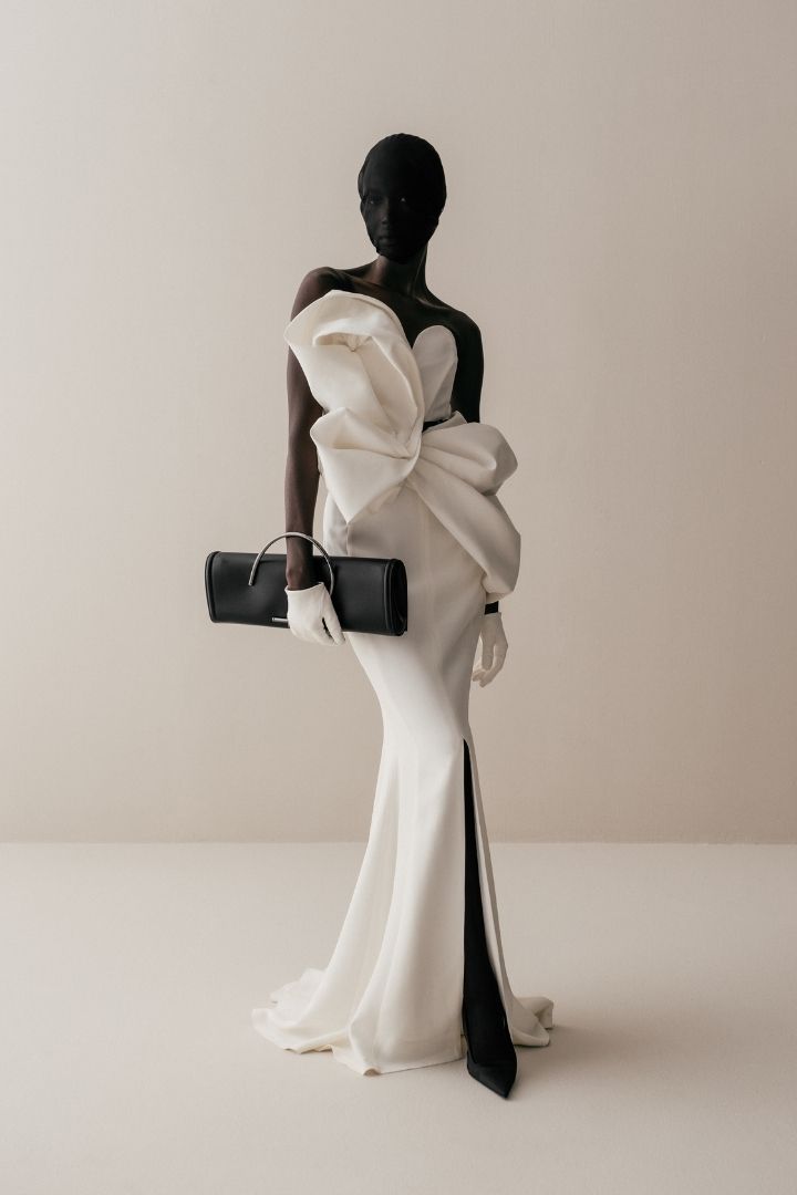 Her White High Waist Long Skirt