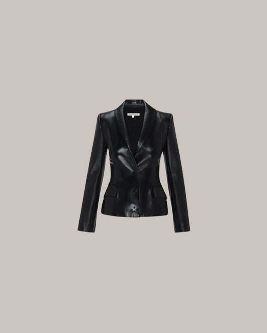 Her Silhouette Black Leather Jacket
