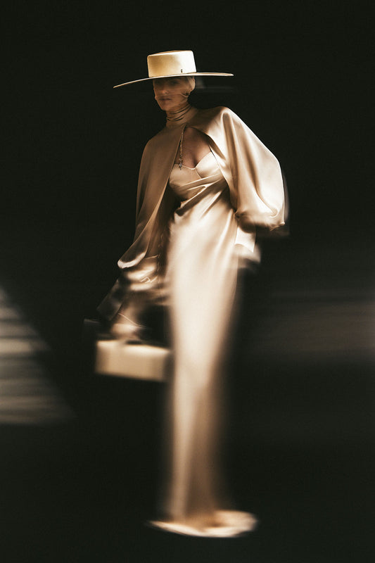 Her Open Back Bias Dress With Double Cups