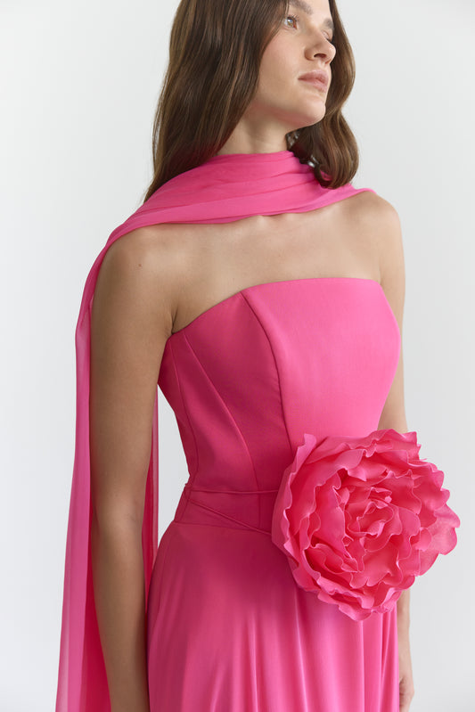 Her Eva Fuchsia Dress