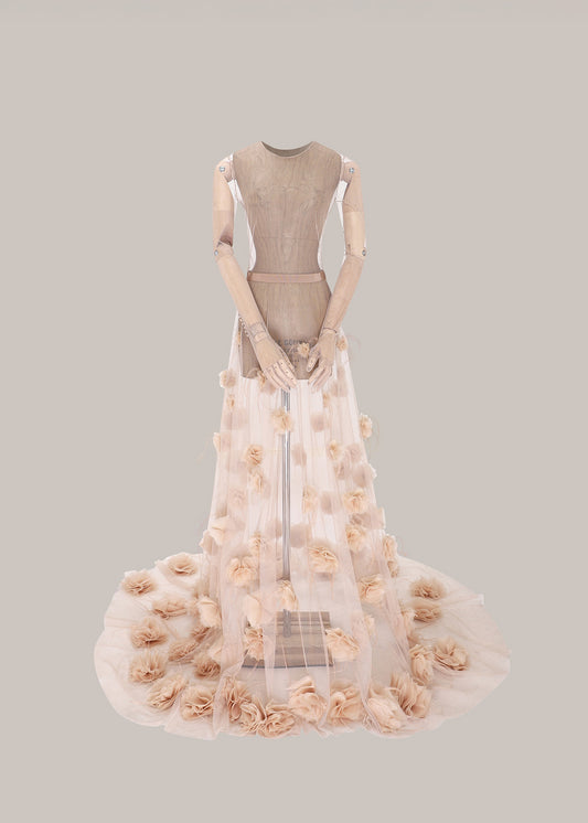 Her Hurrel Beige Dress