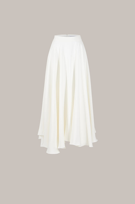 Her Midi Off White Skirt