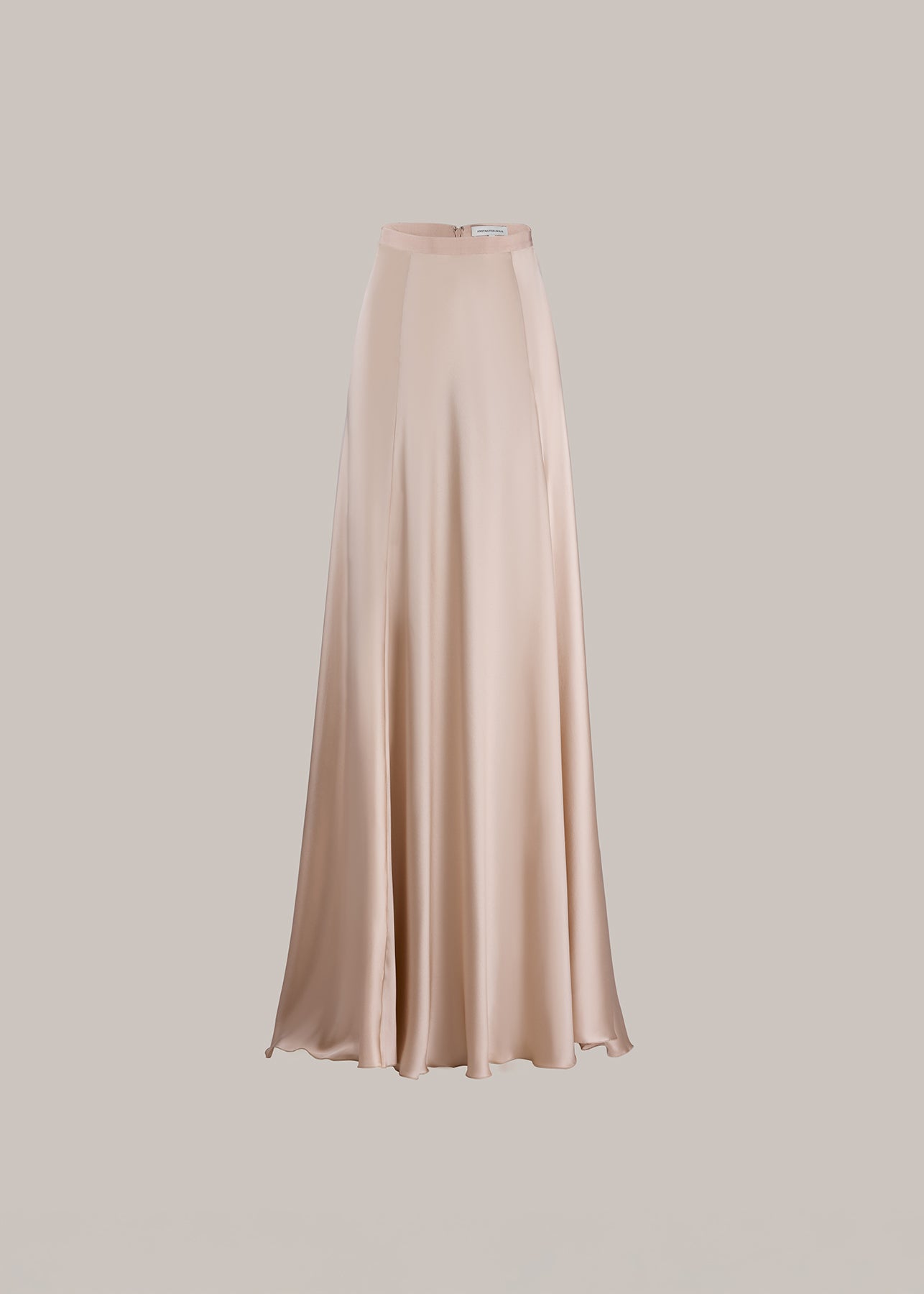 Her Silk Satin Long Full Skirt