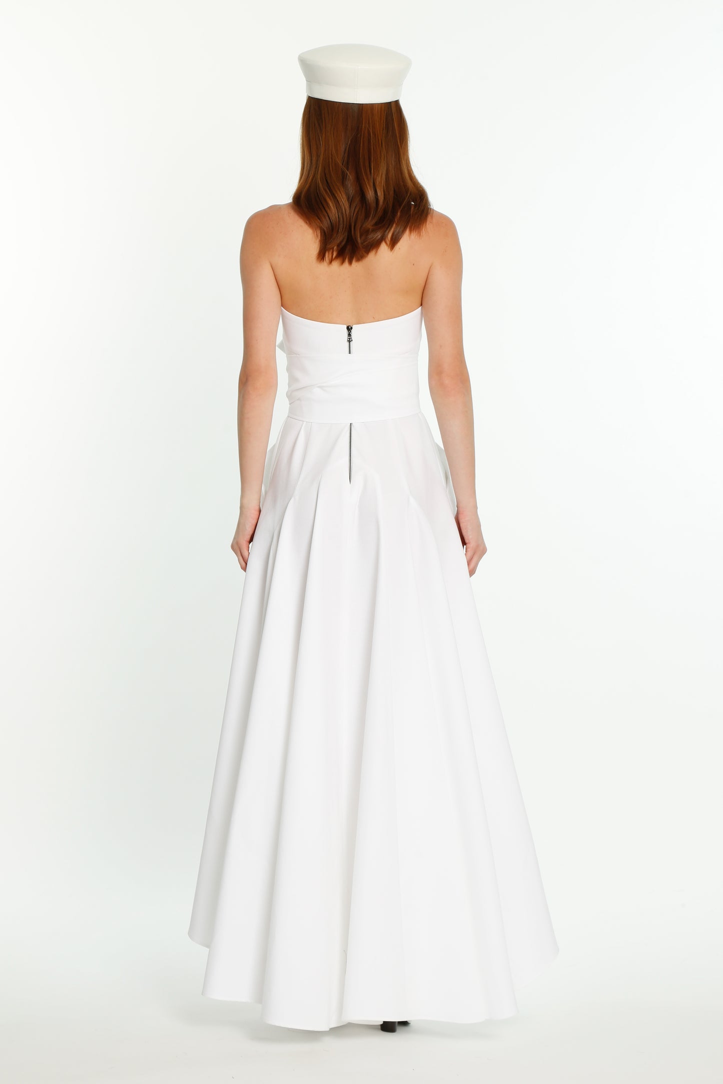 White Tux Corset Dress