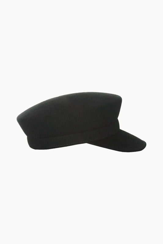 Black Bibi Sailor Cap
