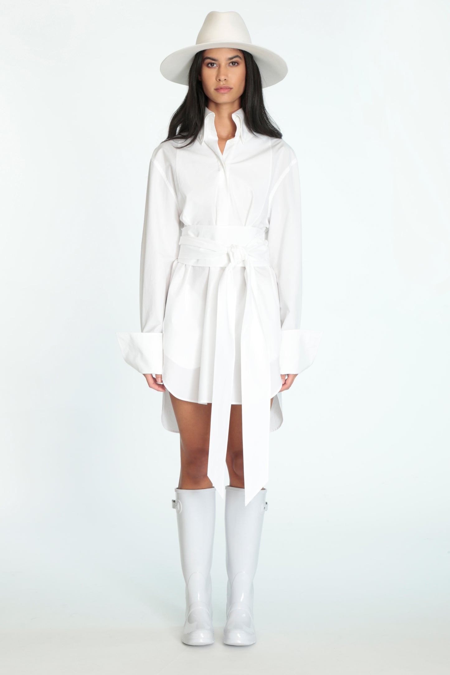 Tuxedo Shirt Dress