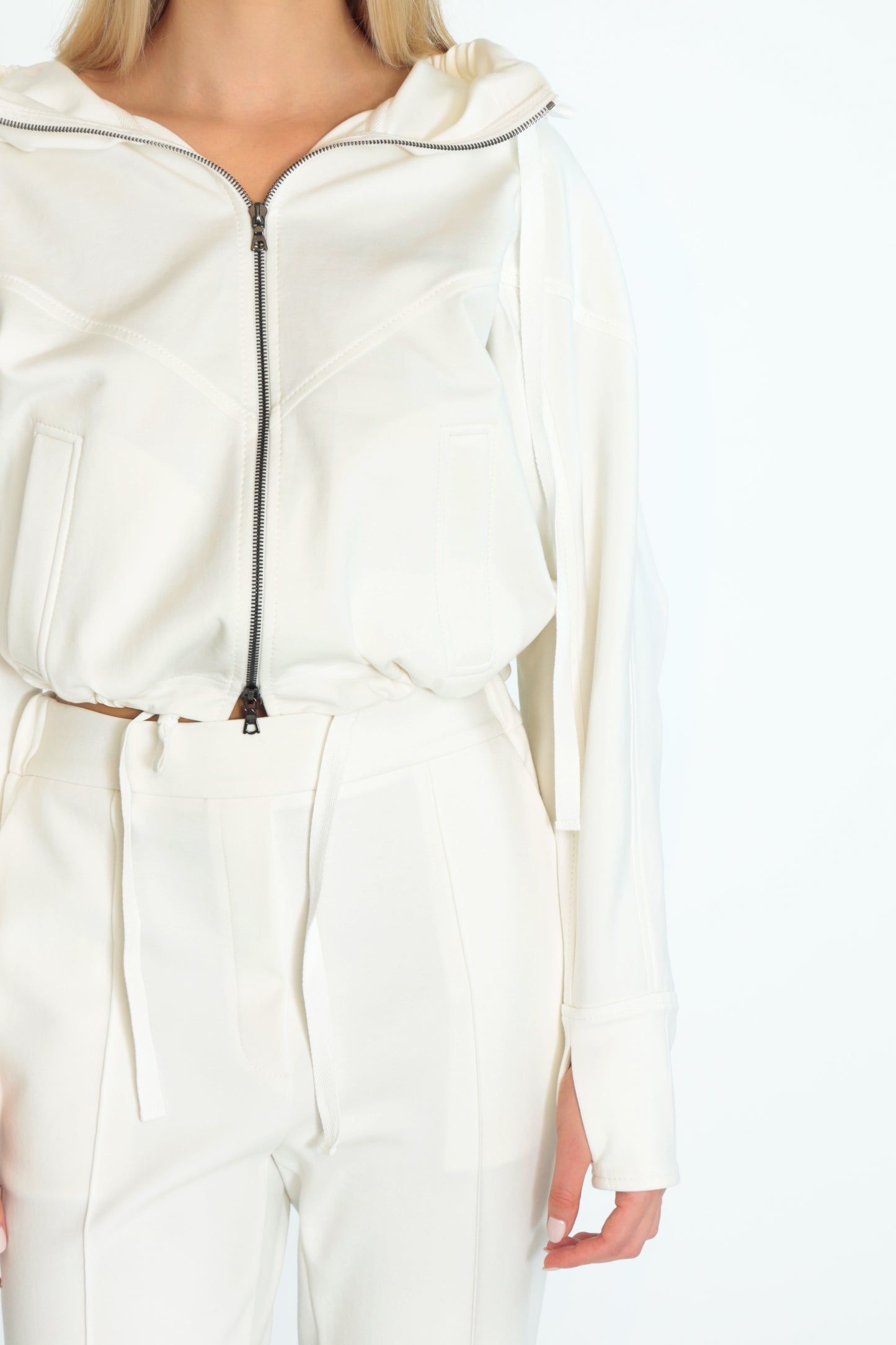 Tapered Jersey Trousers