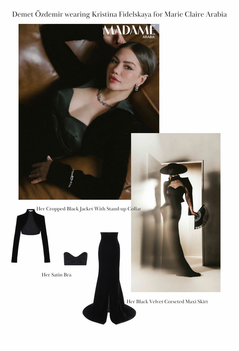Demet Özdemir in Kristina Fidelskaya for Madame Arabia