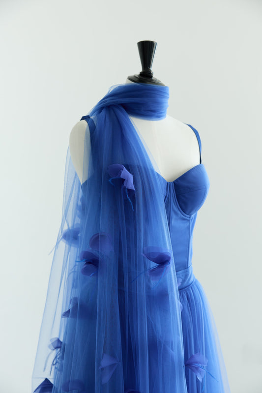 Her Embellished Iris Scarf