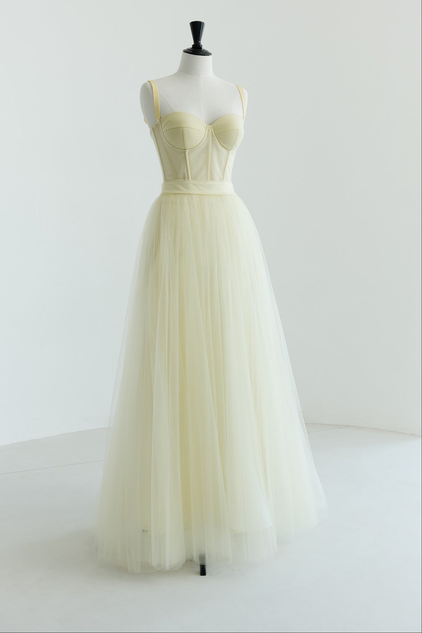 Her Butter Yellow Dramatic Maxi Skirt