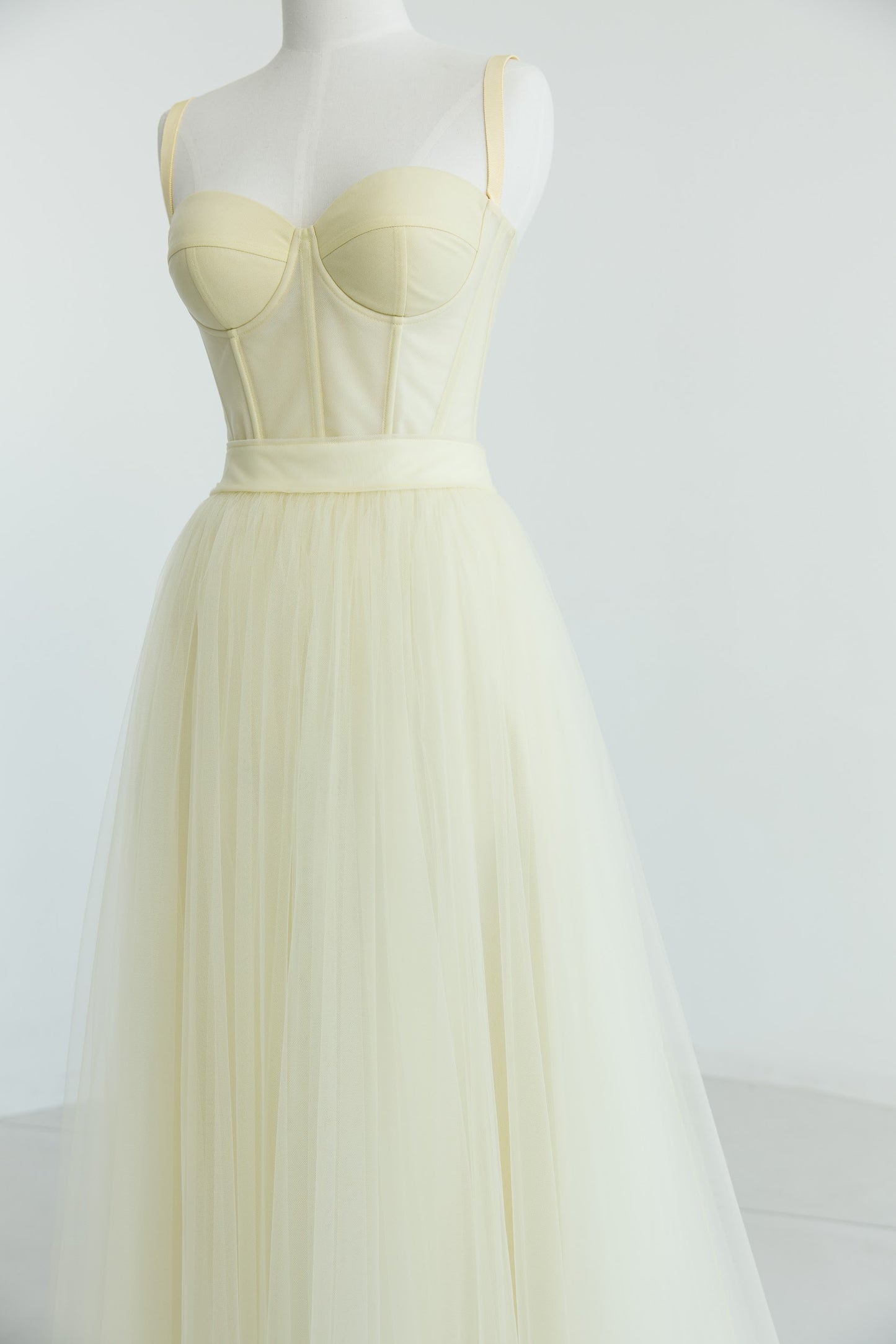 Her Butter Yellow Dramatic Maxi Skirt