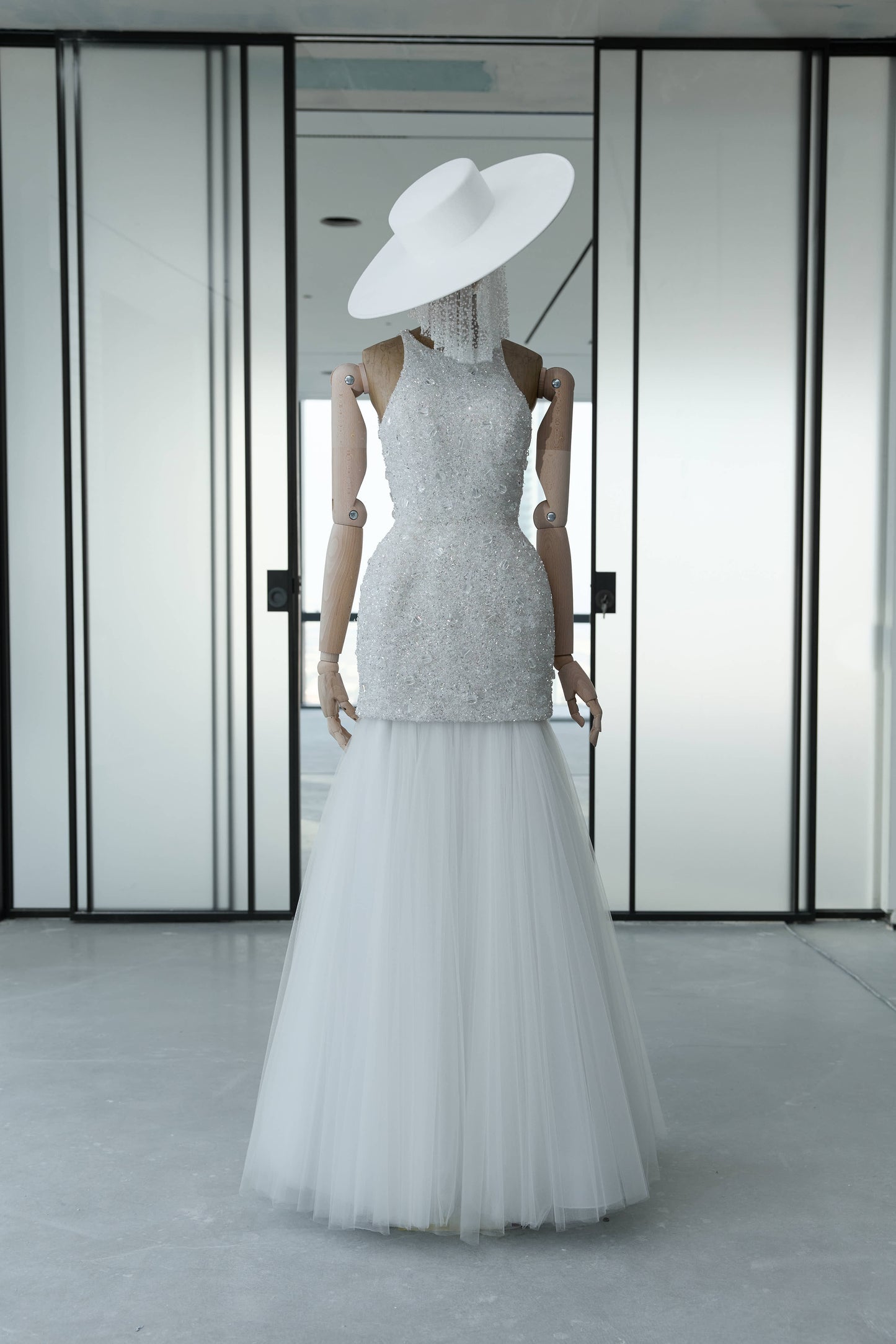 Her White Dramatic Maxi Skirt