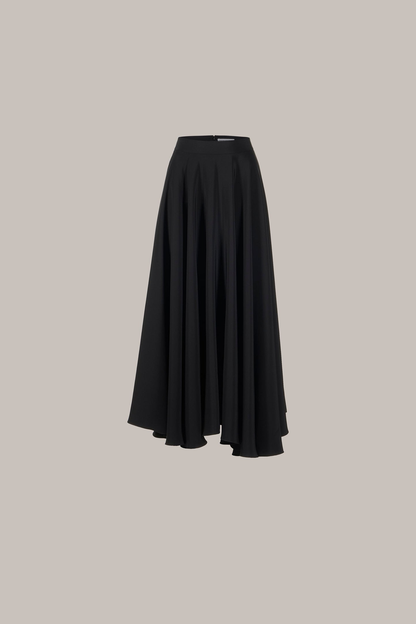 Her Black Midi Skirt