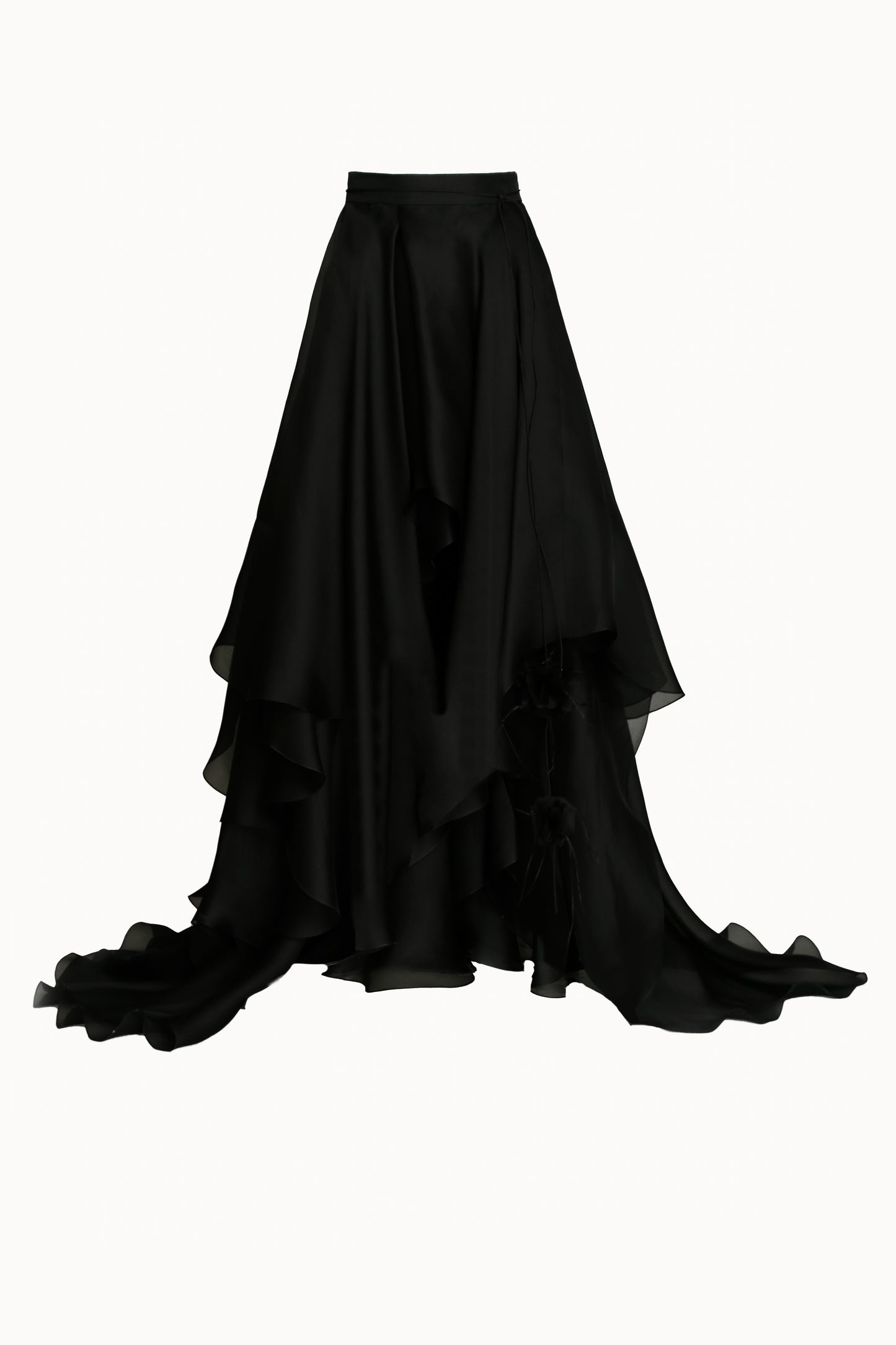 Black Multi-Layered Skirt