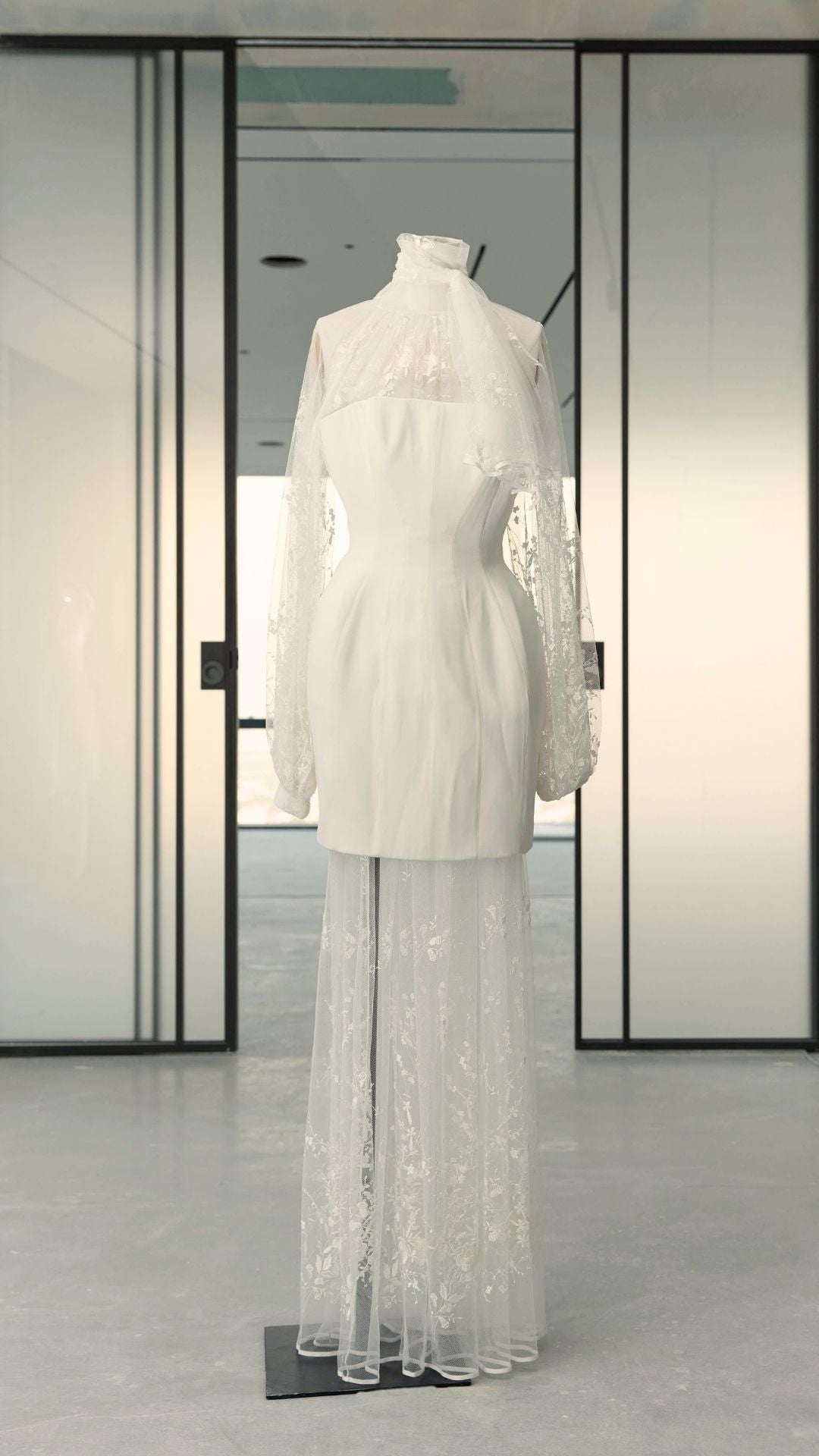 Her White Sculpture Corsage