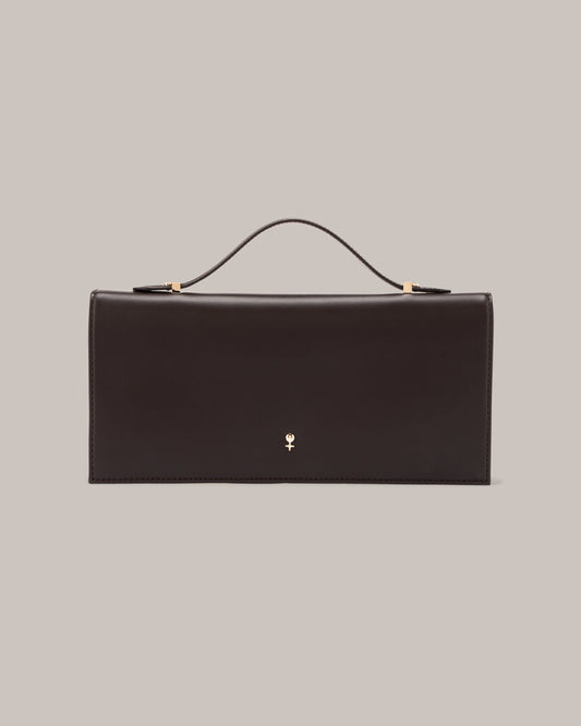 Her Brown Leather Bag