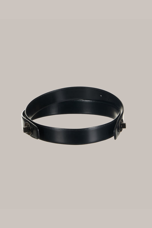 Her Nappa Leather Black Belt