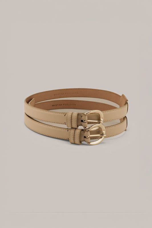 Her Beige Twin Belt