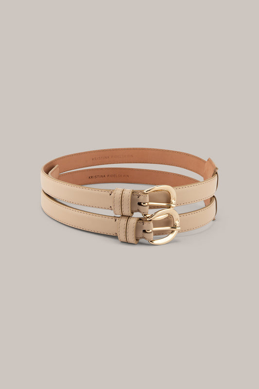 Her Beige Twin Belt