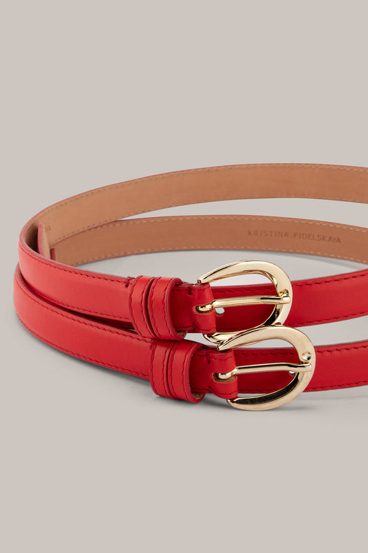 Her Red Twin Belt