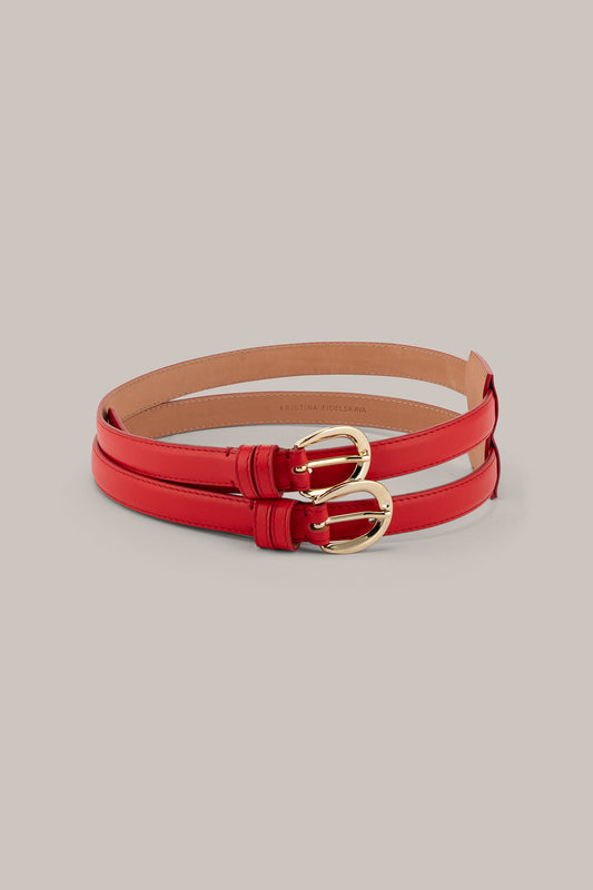 Her Red Twin Belt