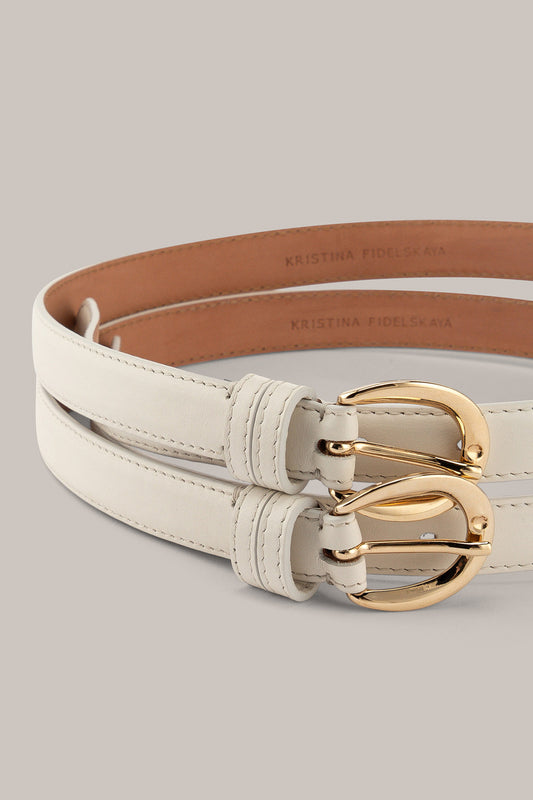Her White Twin Belt