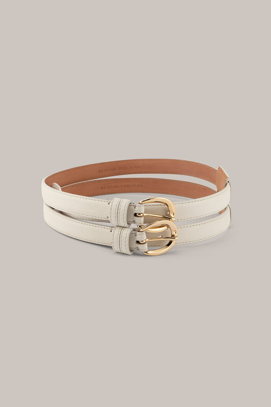 Her White Twin Belt