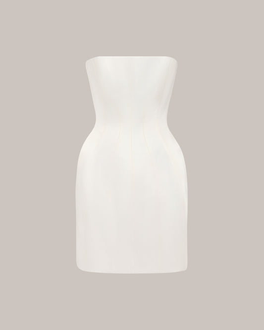 Her White Sculpture Corsage