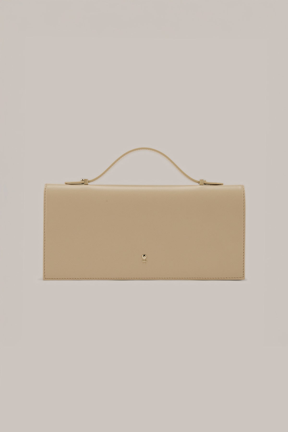 Her Beige Leather Bag