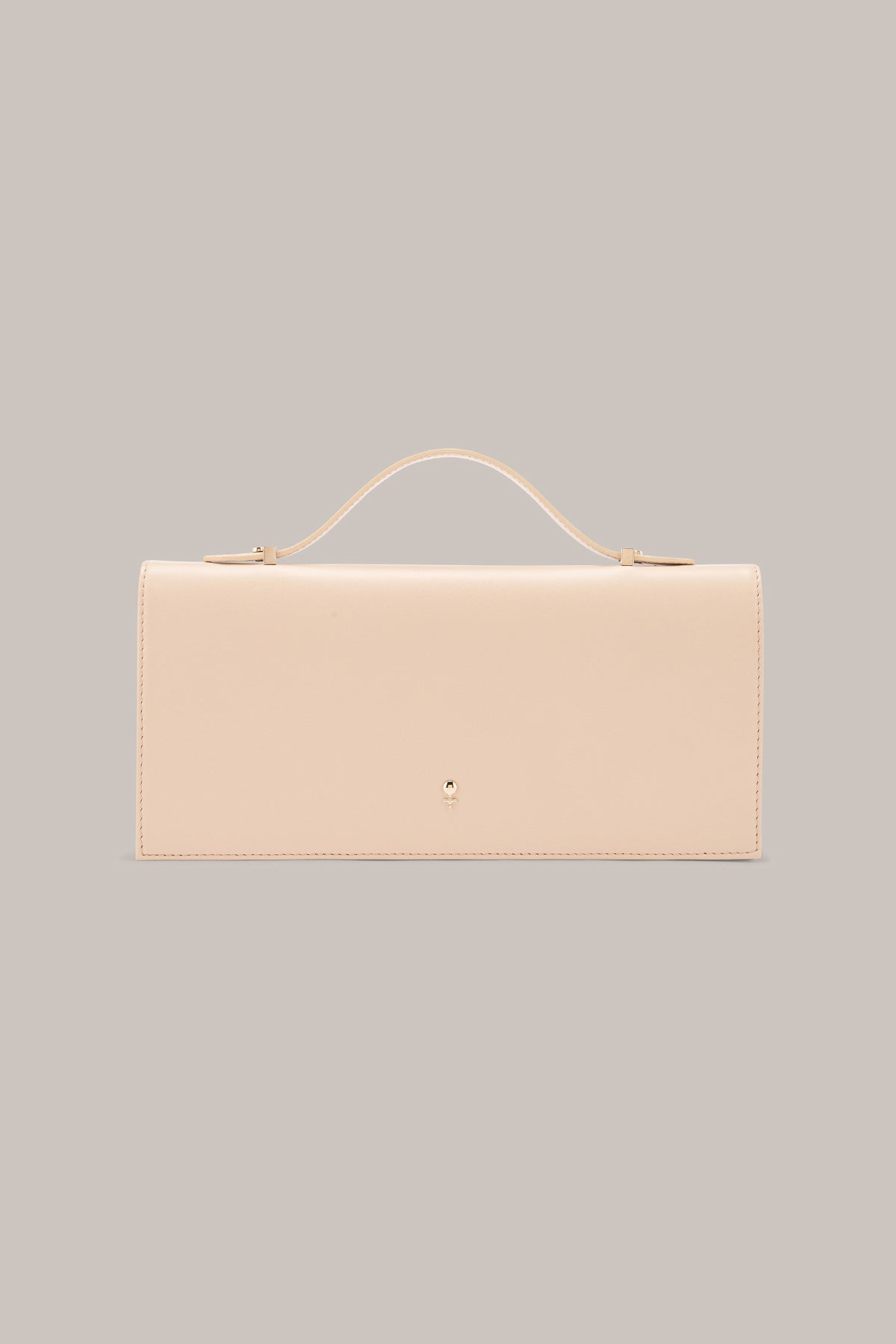 Her Beige Leather Bag