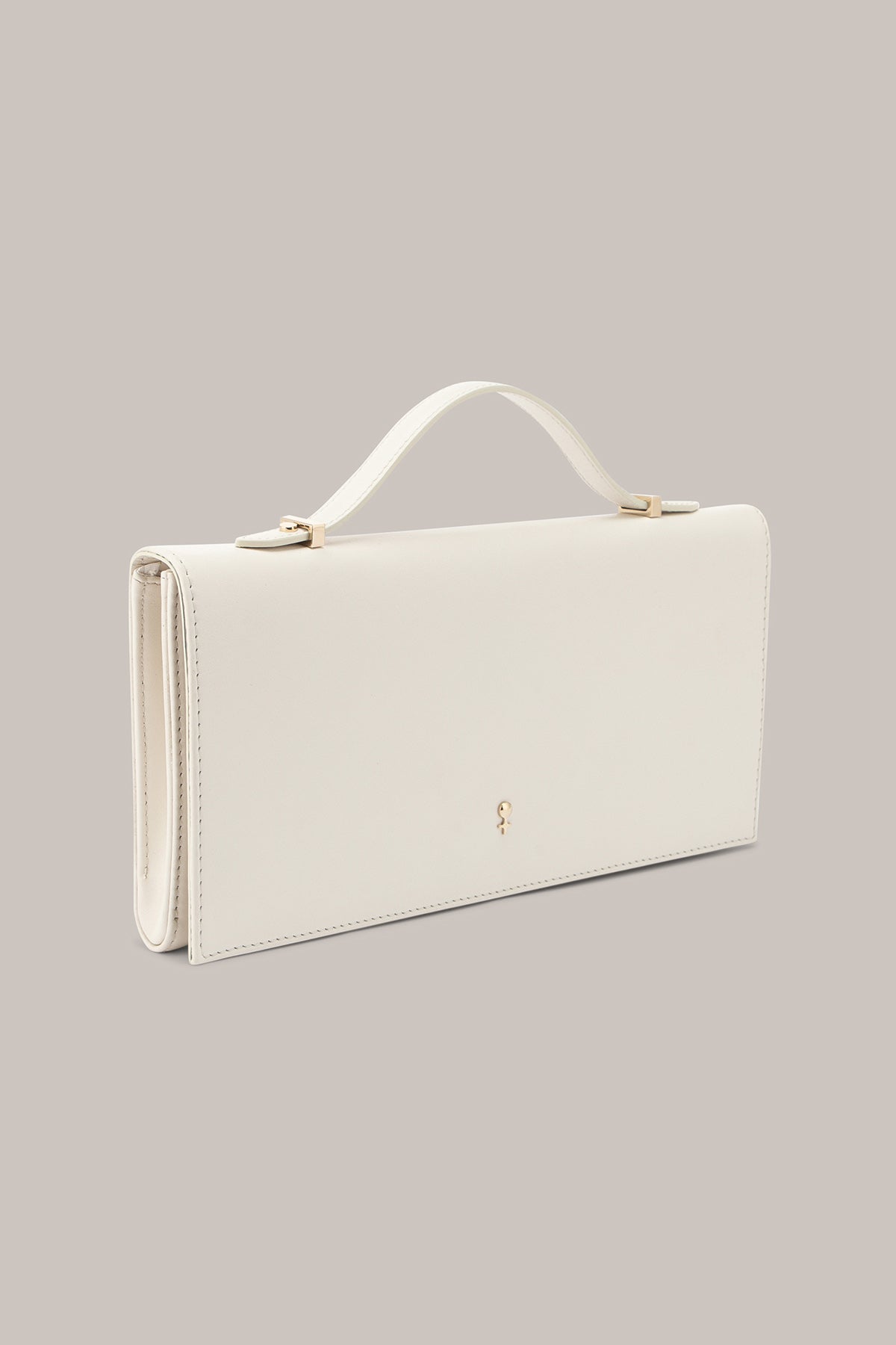 Her White Leather Bag