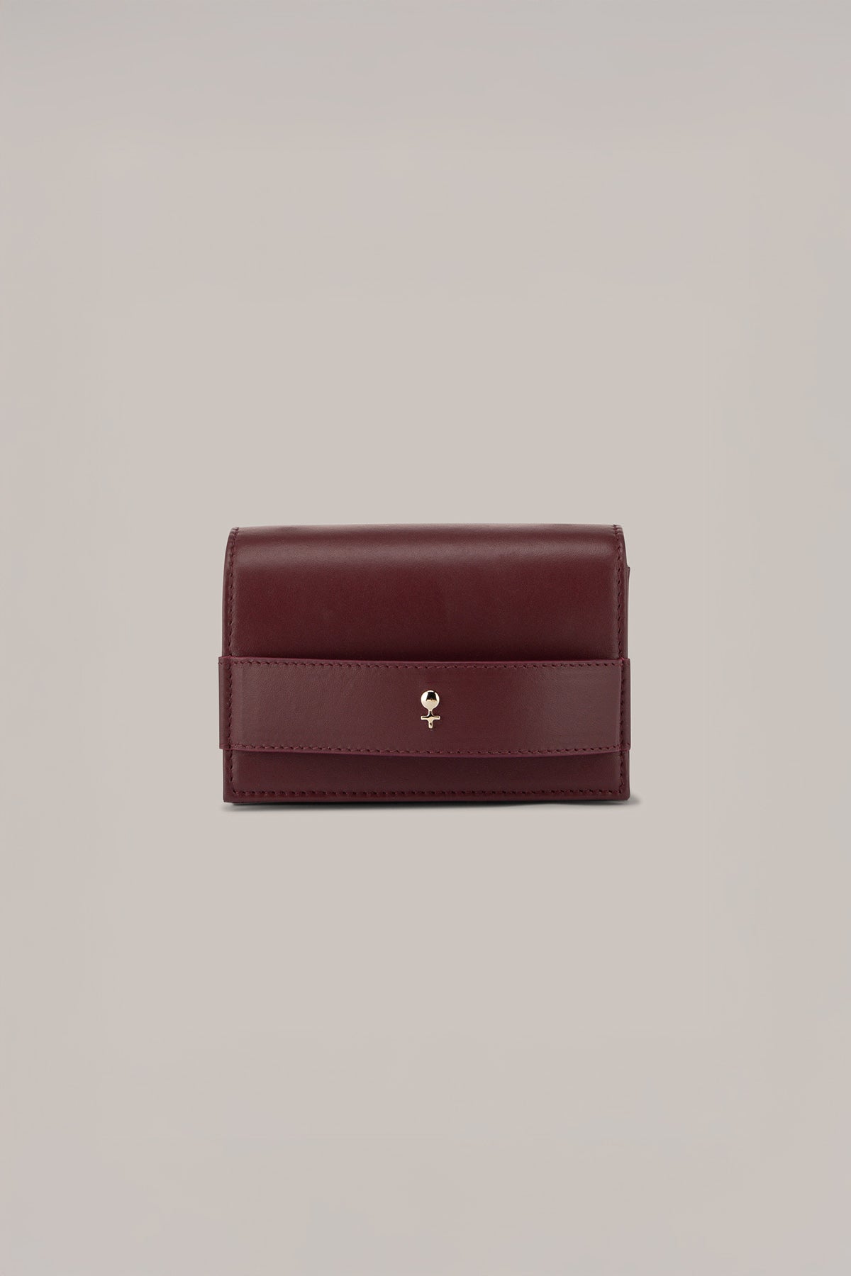 Her Mini Burgungy Clutch