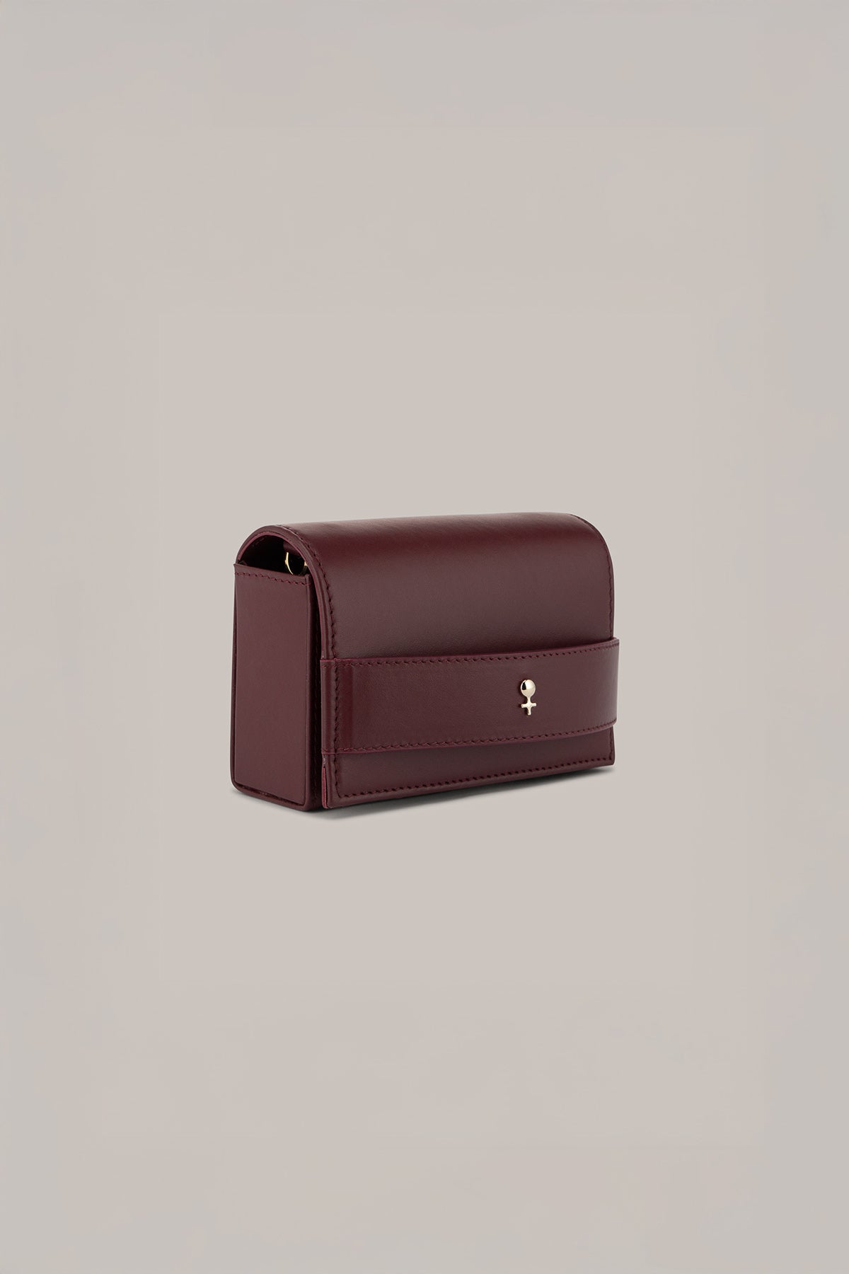 Her Mini Burgungy Clutch