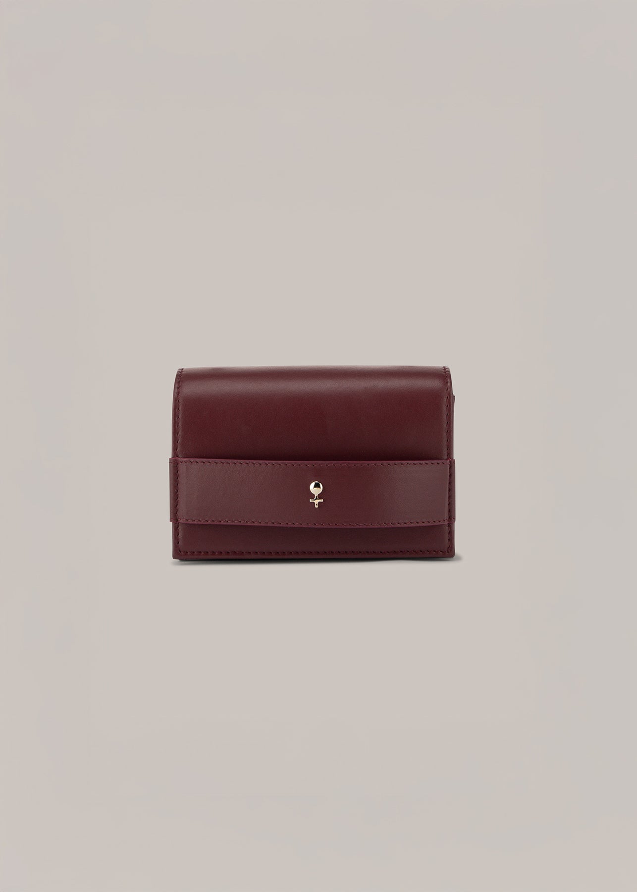 Her Mini Burgungy Clutch