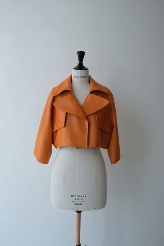 Her Orange Jacket Reglan Sleeve
