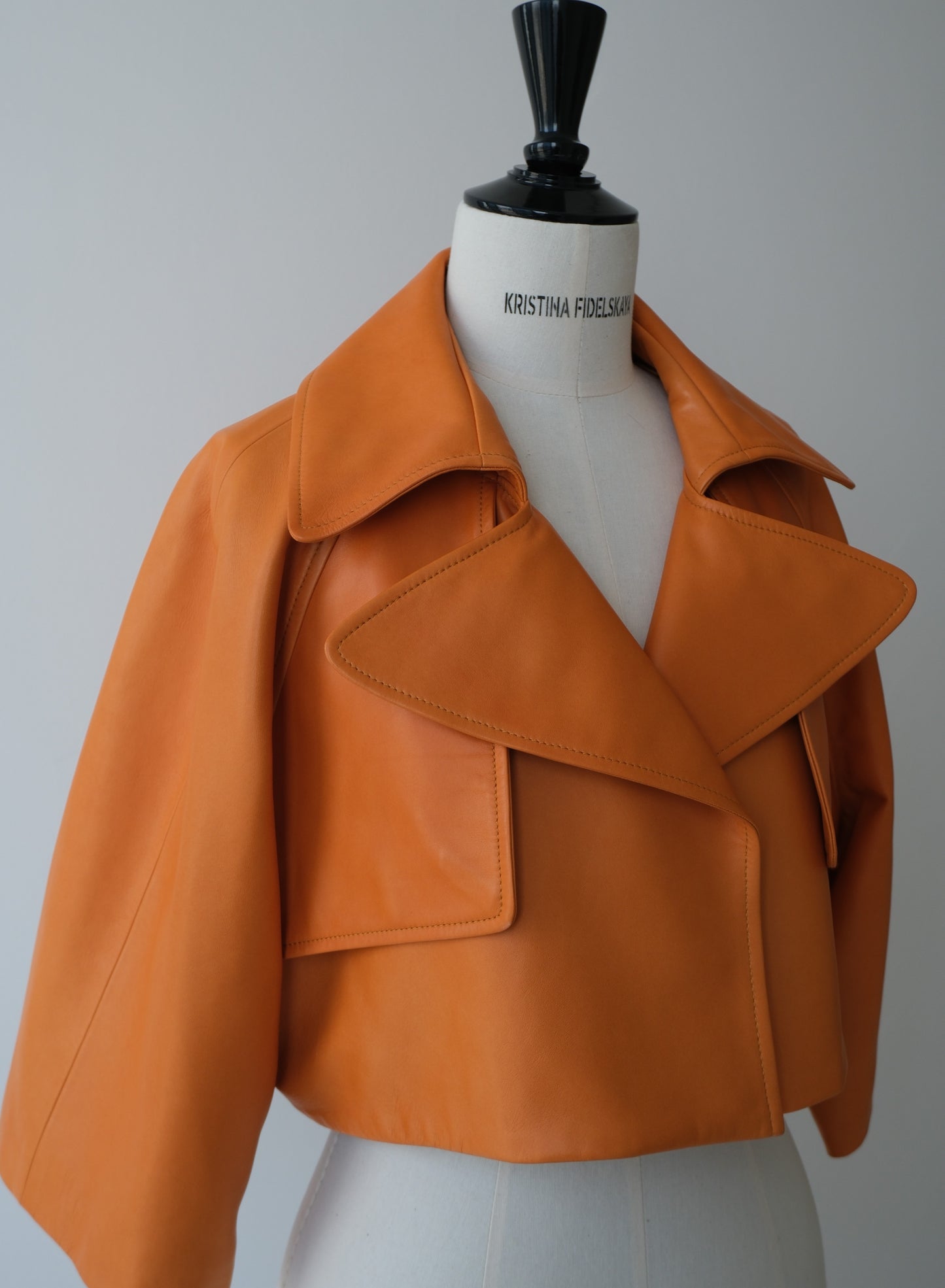 Her Orange Jacket Reglan Sleeve