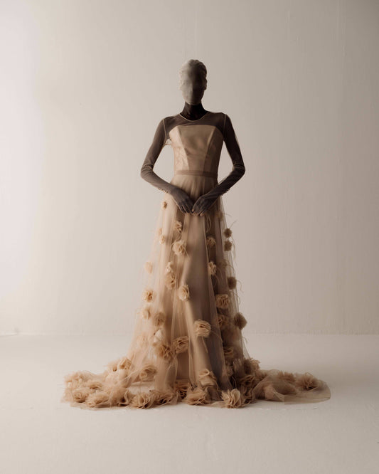 Her Hurrel Beige Dress