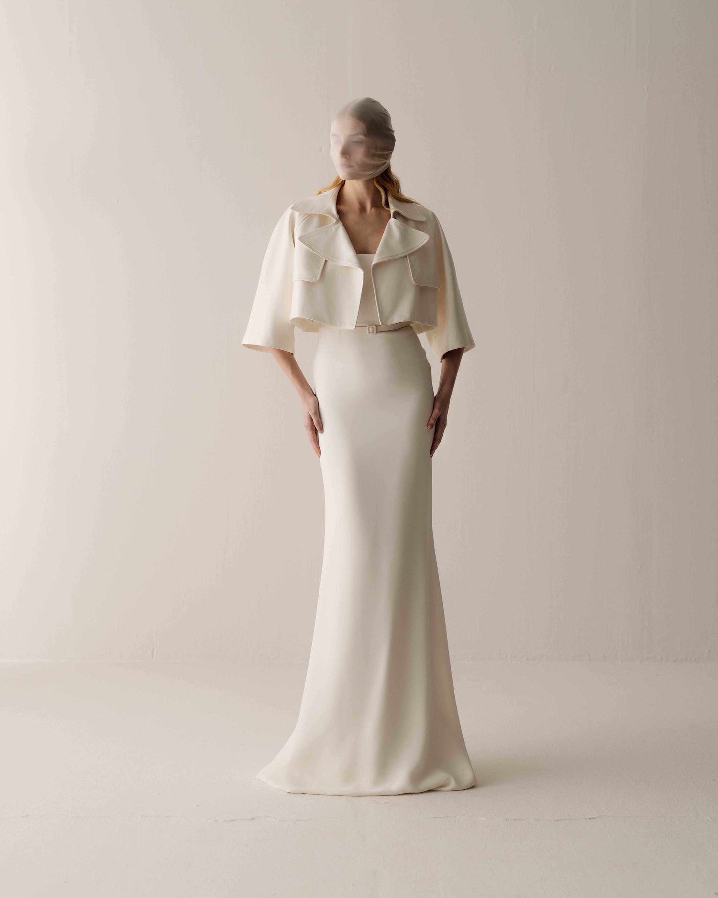 Her White Jacket Raglan Sleeve