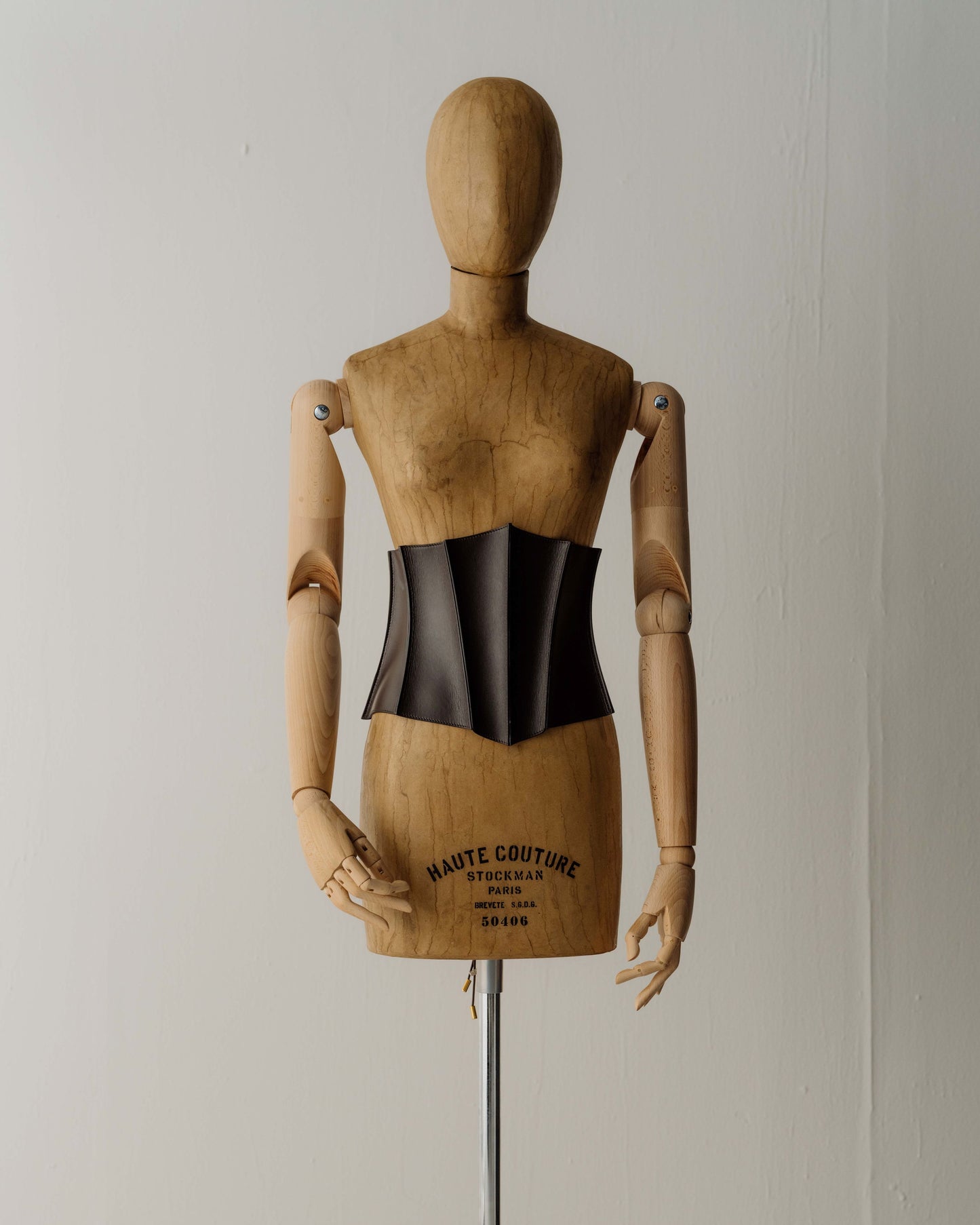 Her Leather Dark Brown Corset