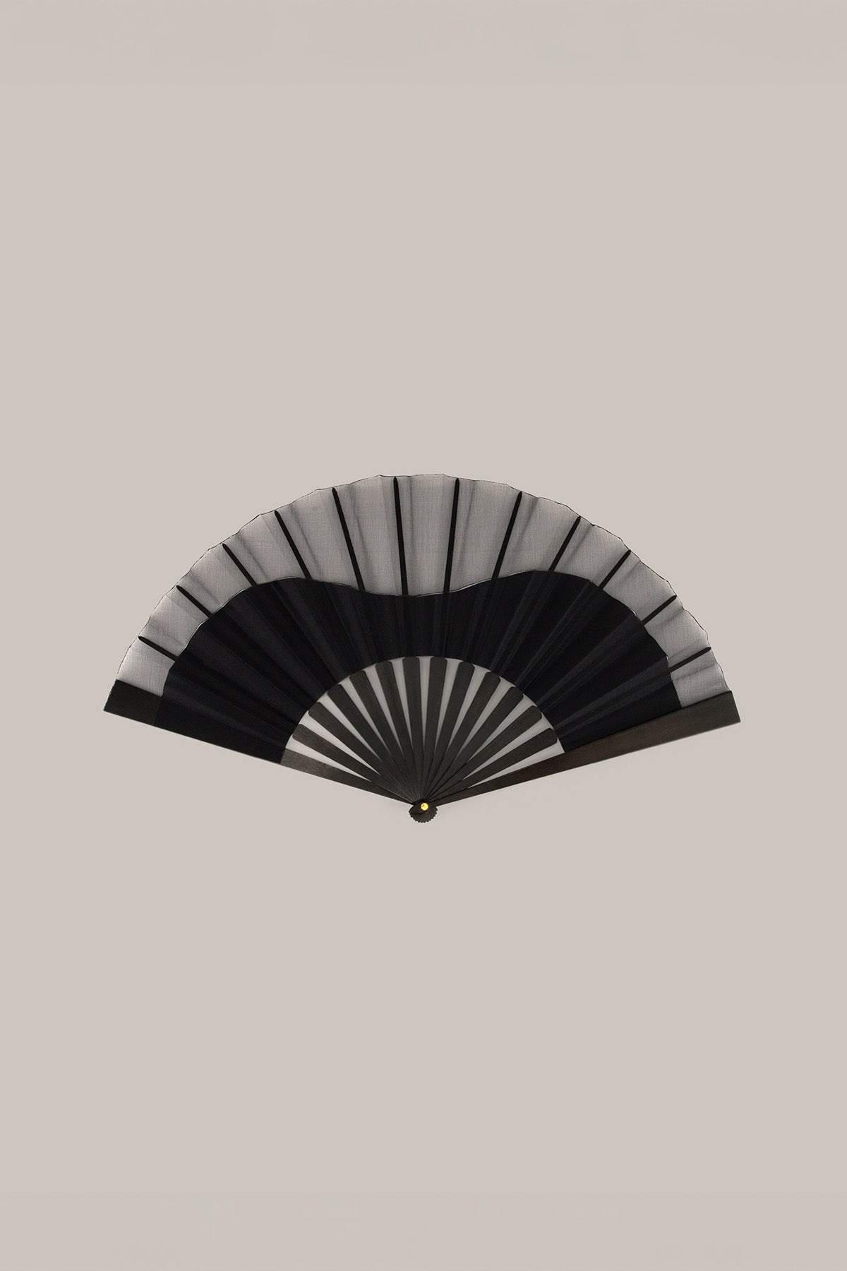Her Black Satin Fan