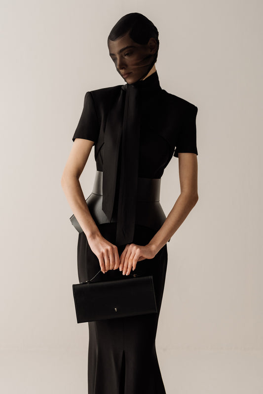 Her Silk Black Corset