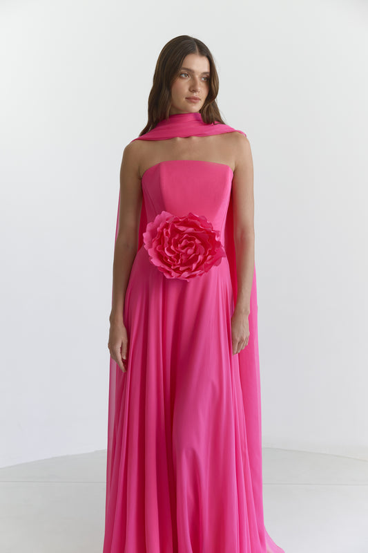 Her Eva Fuchsia Dress