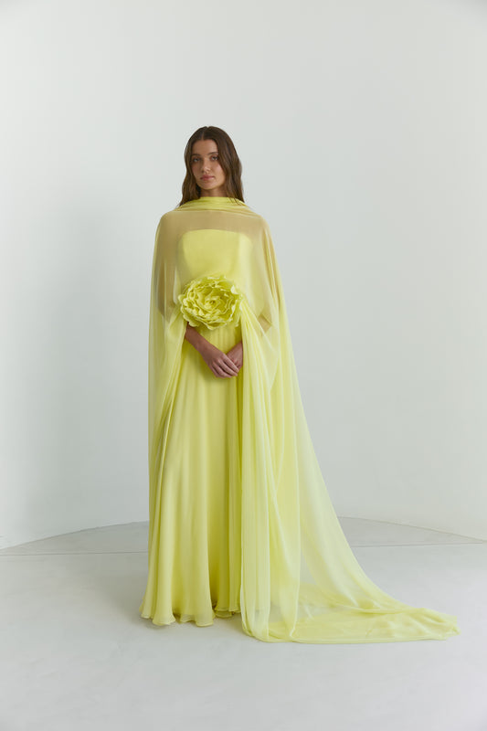 Her Eva Yellow Dress